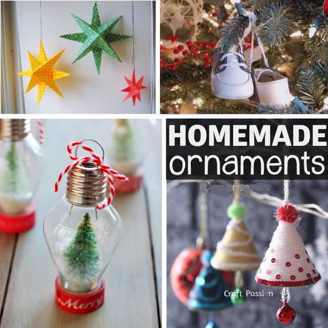 homemade ornaments for christmas