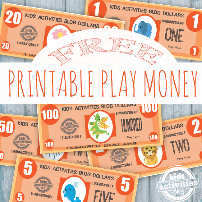 Free Printable Play Money
