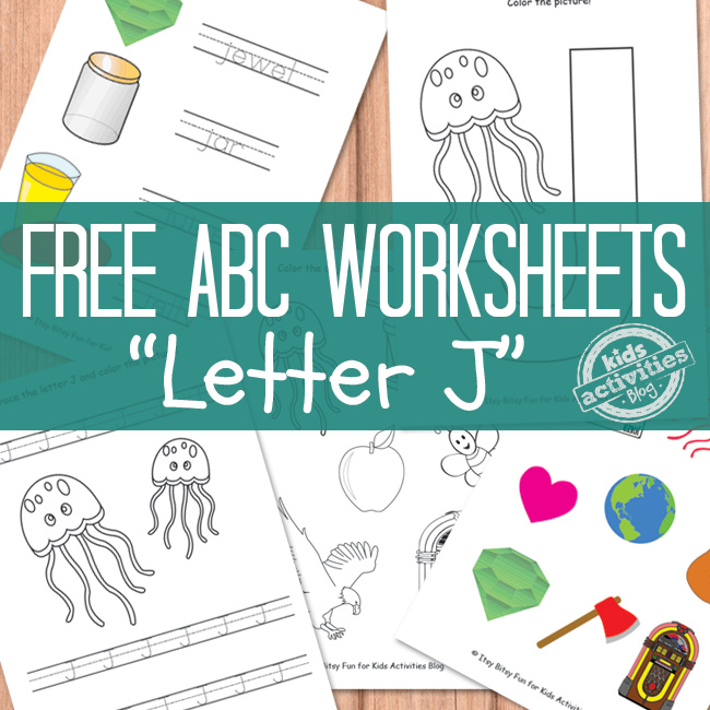 Letter J Worksheets Free Printable