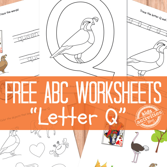 Letter Q Worksheets Free Printable