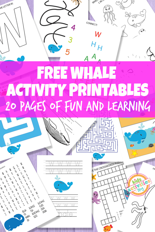 Whale Activity Printables 