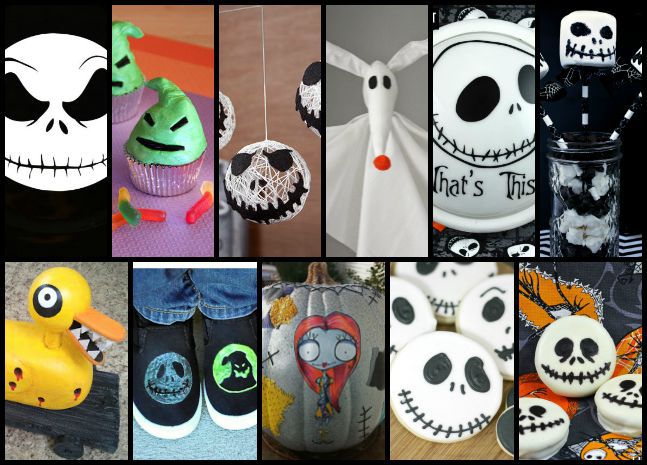 These crafts are super cute and is Nightmare Before Christmas themed