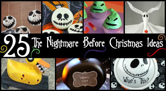 The Nightmare Before Christmas Halloween and Christmas craft ideas