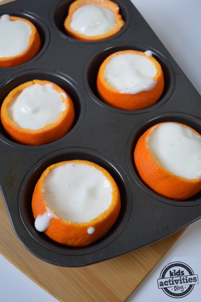 orange peels for cupcake liners kab