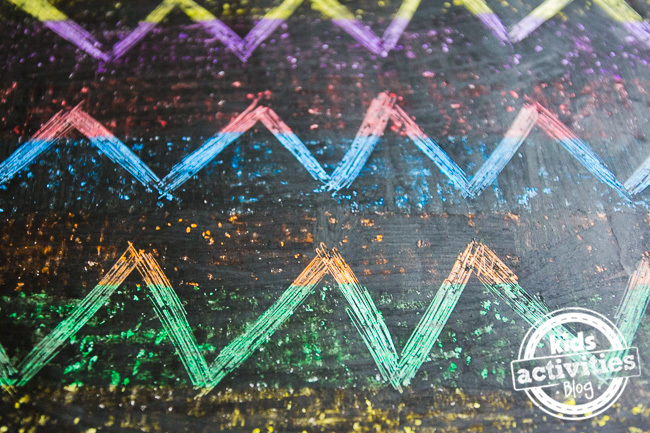 Rainbow Scratch Art