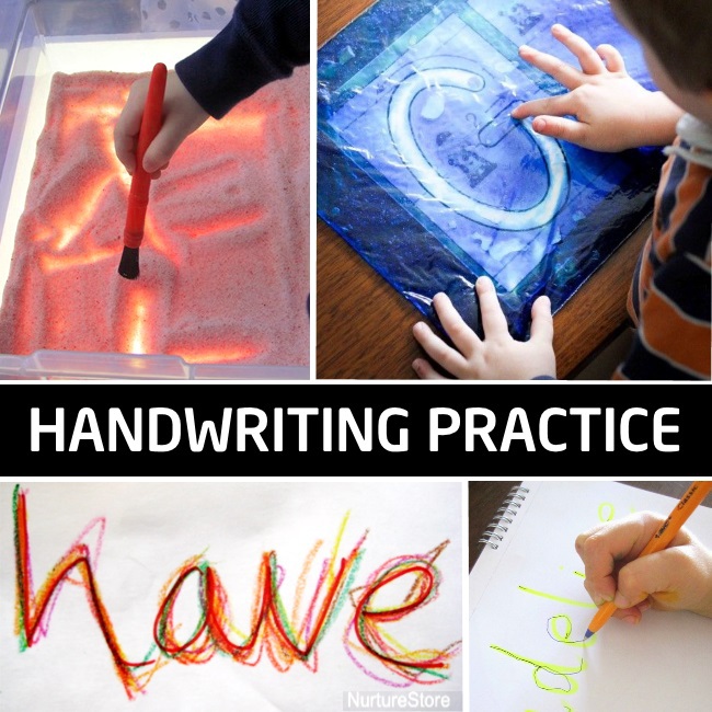 handwriting practice activities for toddlers preschool kindergarten kids