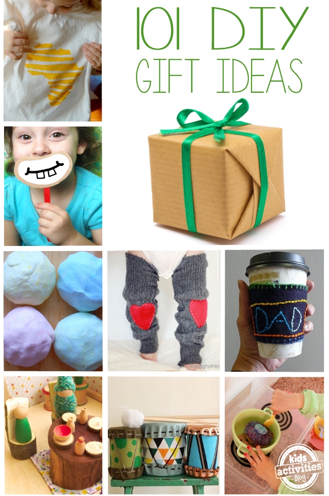 Oh so many! 101 DIY Gift Ideas for Kids - Kids Activities Blog