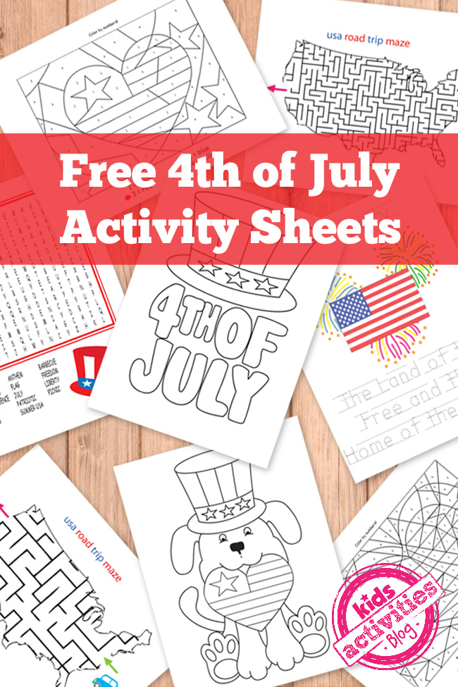 4th of July Activity Printables