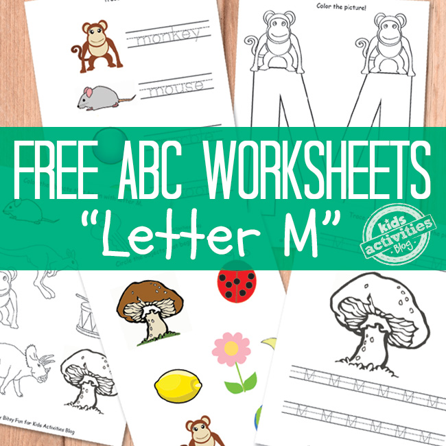 Letter M Worksheets Free Printable