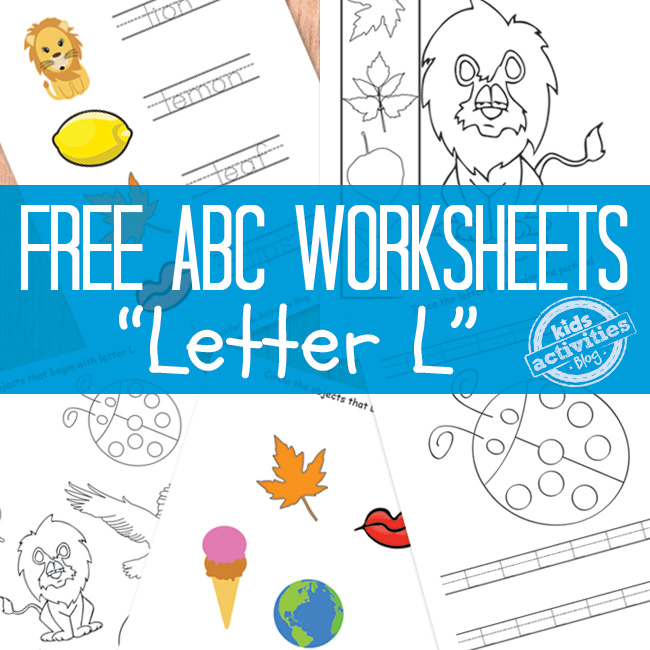 Letter L Worksheets Free Printable