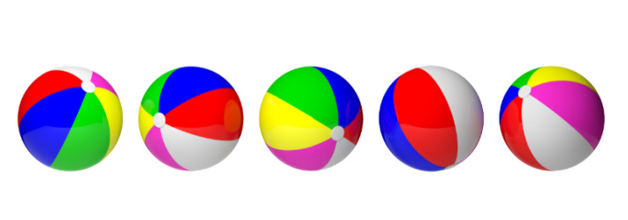 Beach Balls ready for sight words to play interactive game - Kids Activities Blog