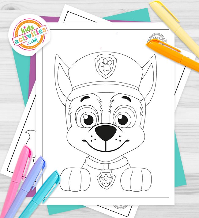 Paw Patrol Coloring Pages Feature Image