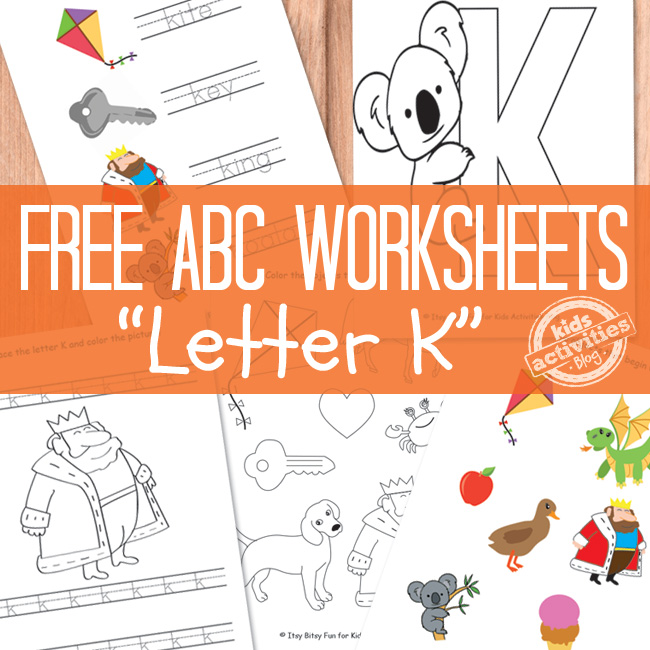 Letter K Worksheets Free Prinable
