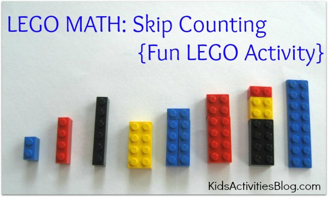 LEGO Math: Skip Counting {Fun LEGO Activity for Kids}