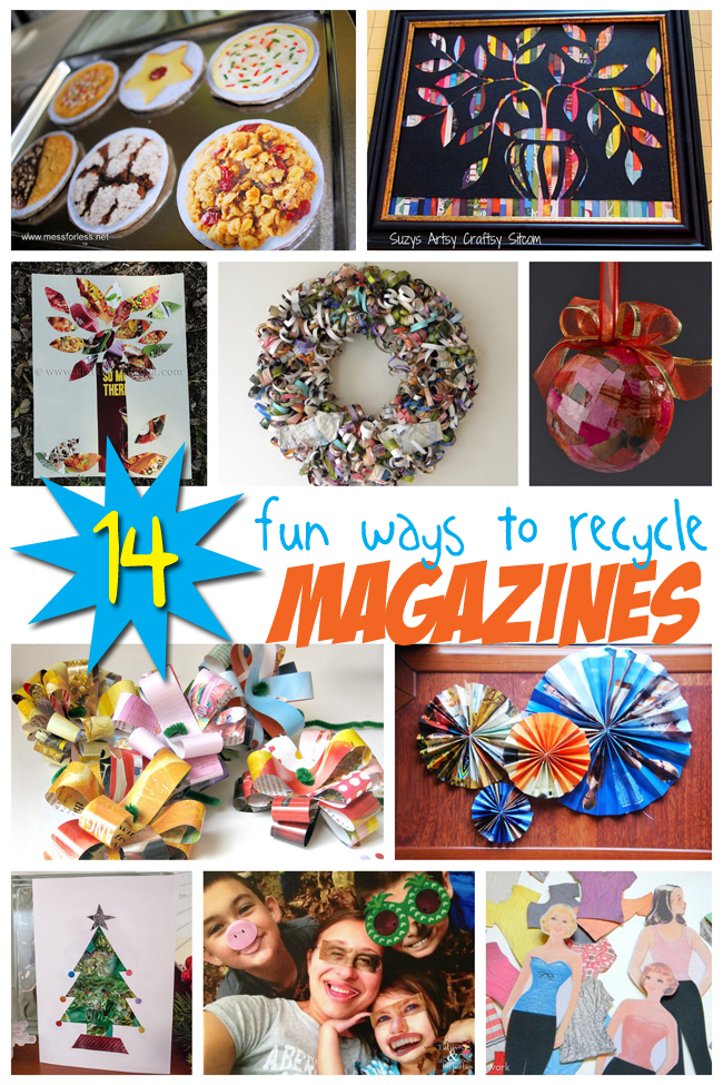 14 Ways to Recycle Old Magazines Into New Crafts
