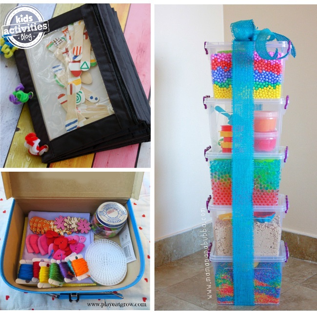 sensory activity kits for you to create as gifts for kids