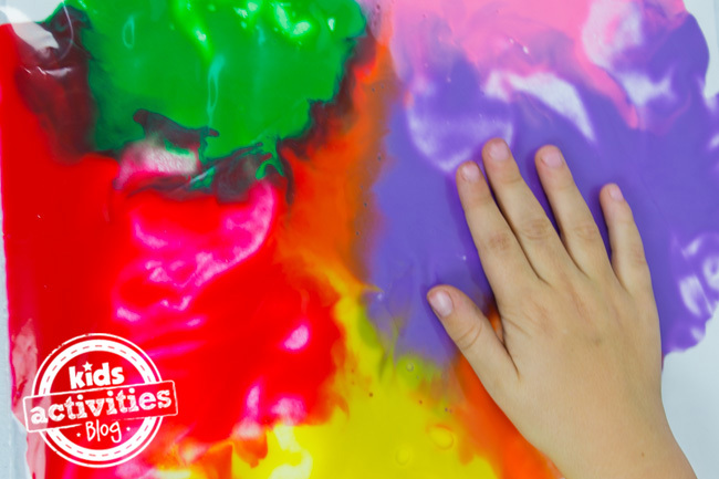 No Mess Finger Painting