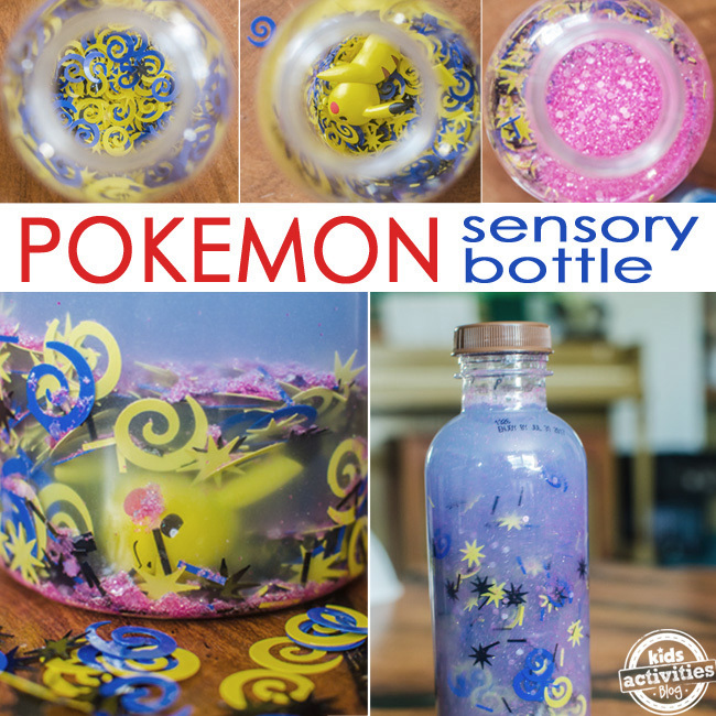 pokemon sensory bottle SQUARE
