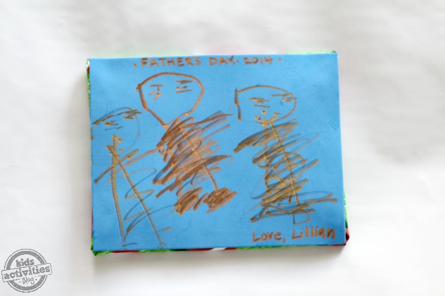Homemade Father\'s Day Mouse Pad Craft