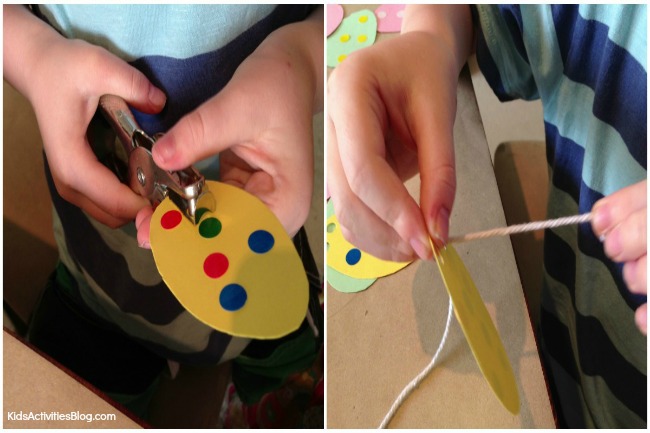 This Easter craft for kids is also a great fine motor skills activity