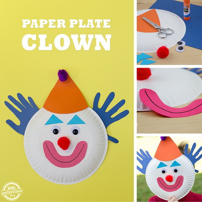 Paper Plate Clown