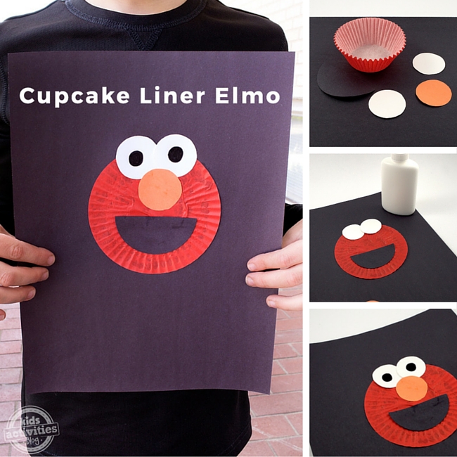 Cupcake Liner Elmo