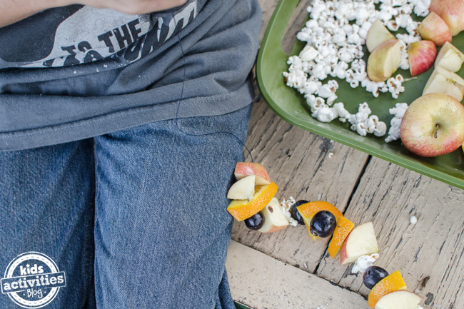 fruit garland string bird feeder