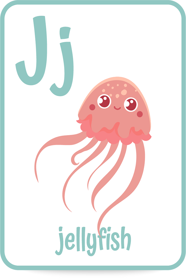 Words that begin with the letter J like jellyfish